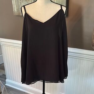 Torrid Flowy Black Camisole Top